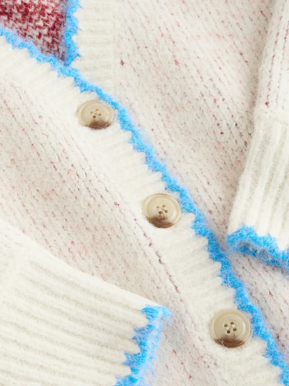 Gebreide Kleding|Next Moutkleurig - Lobster Button Cardigan