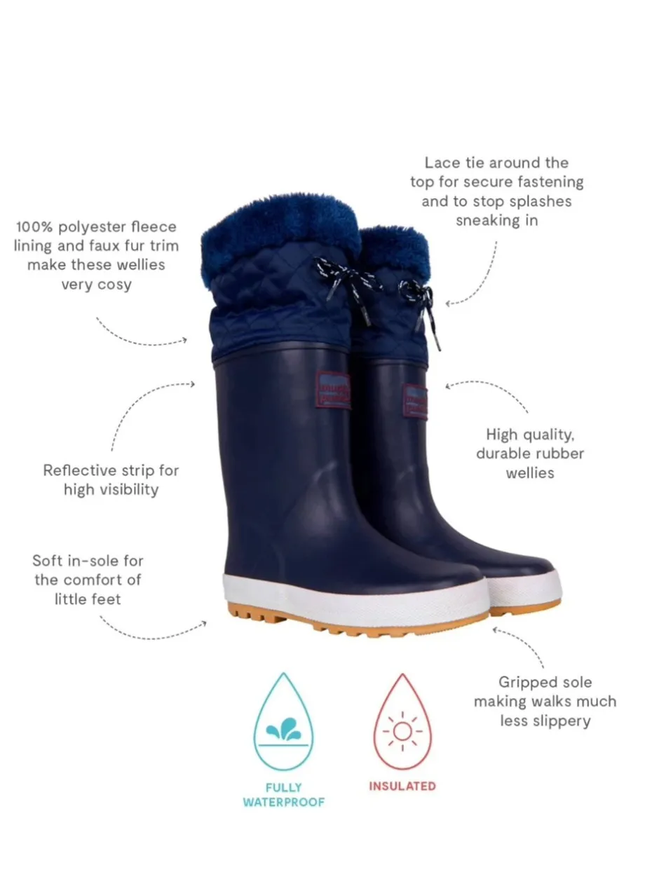 Laarzen|Muddy Puddles Fleece Lined Puddleflex Wellies
