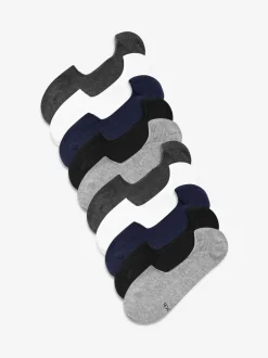 Sokken|Sokken|Next - 10 Paar niet-zichtbare sneakersokken Multi