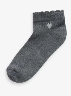 Sokken En Panty's|Sokken En Panty's|Next Multi - 7 Paar sneakersokken met borduursel, verzacht voetbed en hoog katoengehalte
