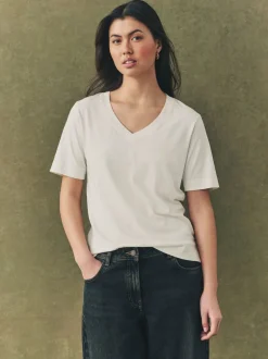 Tops En T-Shirts|Next Multi - 5 Slouch T-shirts van katoenen Modal
