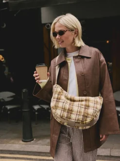 Tassen En Portemonnees|Next Multi - Borg Sling Checkered Cross-Body Bag