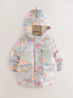Jassen, Jacks En Kinderwagenpakjes|Jassen En Jacks*Next - Gewatteerde regenbestendige jas met print (3mnd-7jr Multi