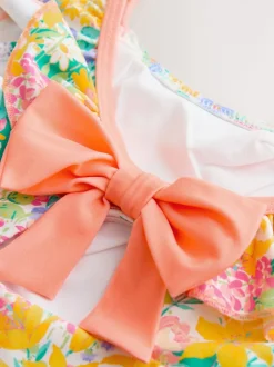 Badkleding|Badkleding*Laura Ashley - Frill Detail Swimsuit Multi