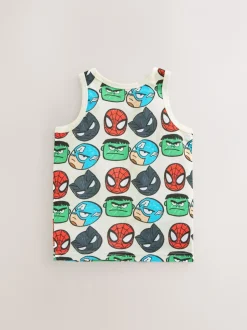 Rompertjes En Hemdjes|Ondergoed|Next Multi - Marvel 100% katoenen vests 3 pack (1,5-12jaar)