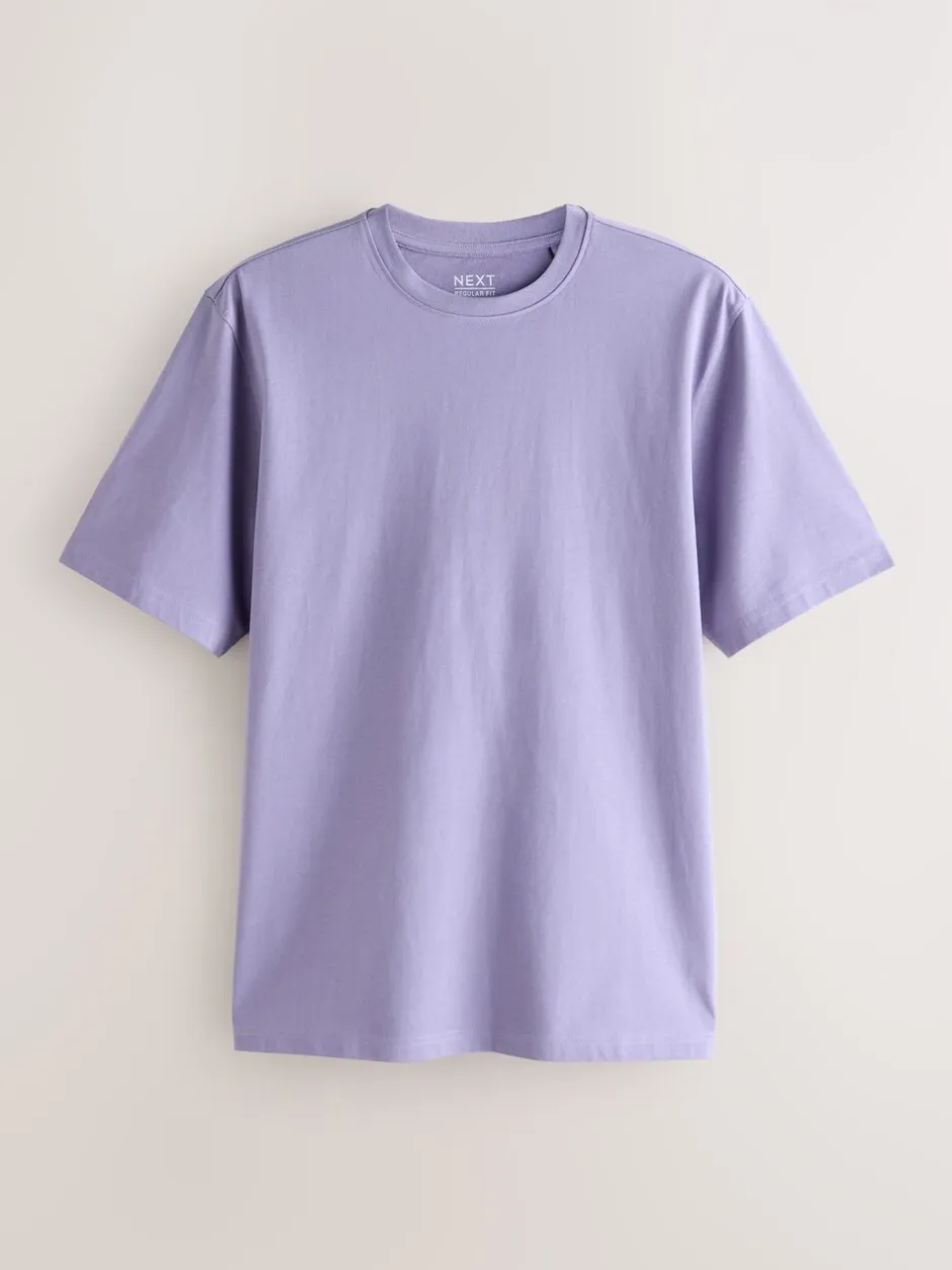 T-Shirts En Hemden|Next Multi - Normale Pasvorm - Essential katoenen T-shirts verpakking van 6