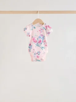 Rompertjes En Hemdjes*Next Multi - Set van 5 babyrompertjes met korte mouwen