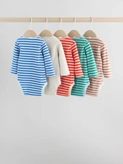 Multipacks|Rompertjes En Hemdjes*Next - Set van 5 rompers met lange mouwen Multi