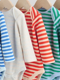 Multipacks|Rompertjes En Hemdjes*Next - Set van 5 rompers met lange mouwen Multi