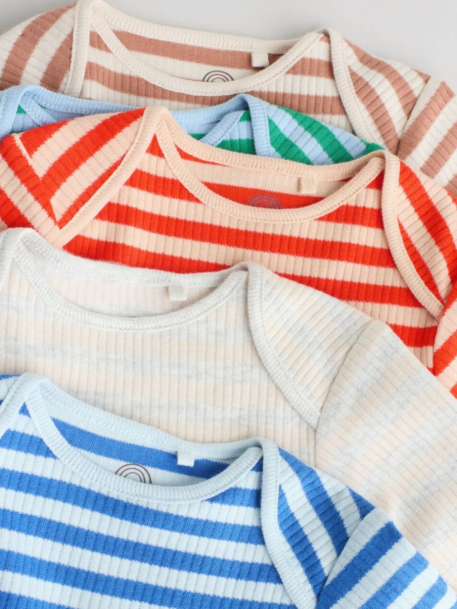 Multipacks|Rompertjes En Hemdjes*Next - Set van 5 rompers met lange mouwen Multi