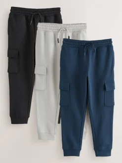 Joggingbroeken*Next Multi - Set van 3 slim-fit cargobroeken (3-16jr)