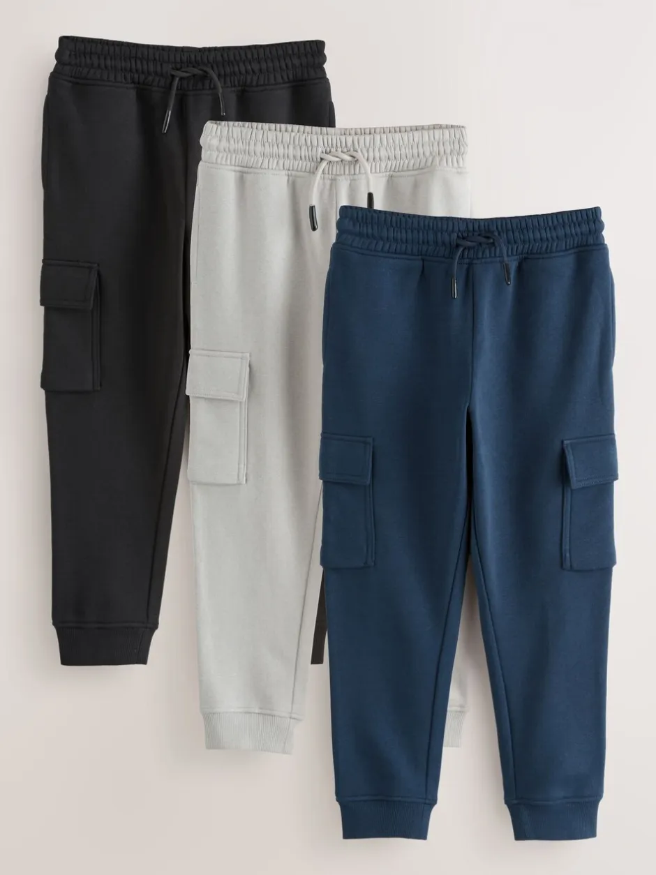 Joggingbroeken*Next Multi - Set van 3 slim-fit cargobroeken (3-16jr)