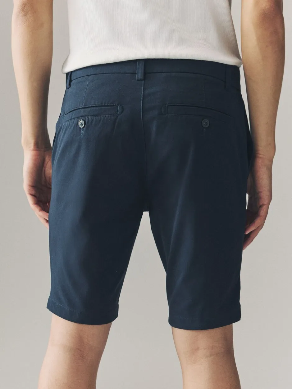 Shorts*Next Multi - Strakke Pasvorm - Set van 4 chinoshorts met stretch