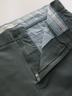 Shorts*Next Multi - Strakke Pasvorm - Set van 4 chinoshorts met stretch