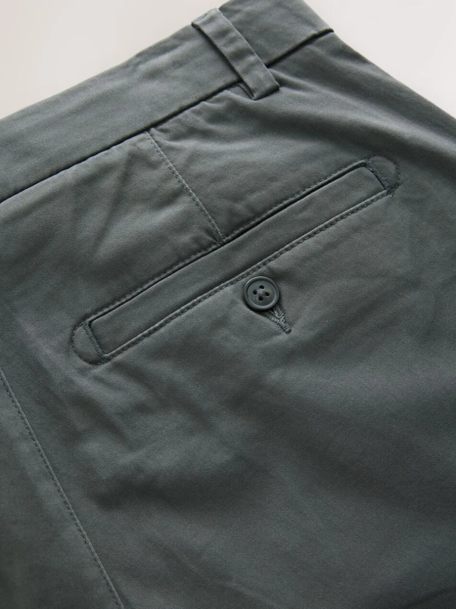 Shorts*Next Multi - Strakke Pasvorm - Set van 4 chinoshorts met stretch