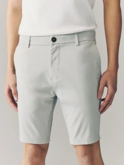 Shorts*Next Multi - Strakke Pasvorm - Set van 4 chinoshorts met stretch