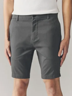 Shorts*Next Multi - Strakke Pasvorm - Set van 4 chinoshorts met stretch