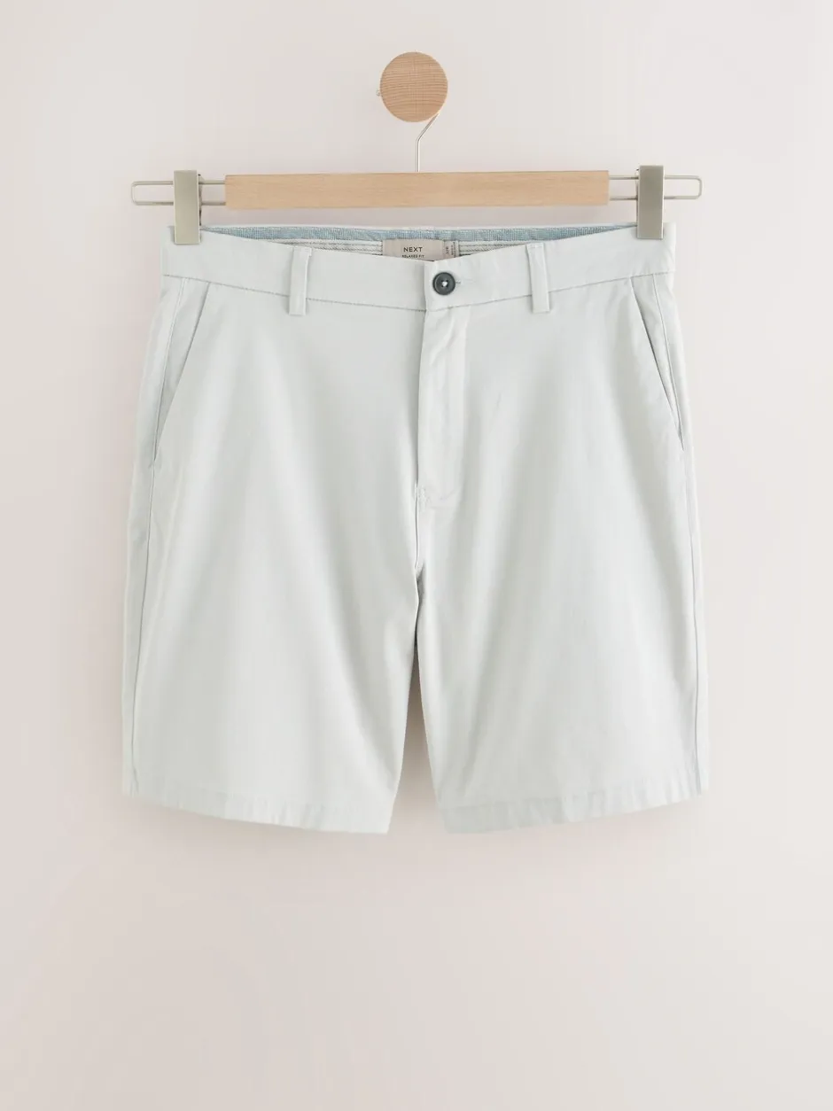 Shorts*Next Multi - Strakke Pasvorm - Set van 4 chinoshorts met stretch