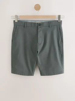 Shorts*Next Multi - Strakke Pasvorm - Set van 4 chinoshorts met stretch