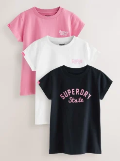 T-Shirts*Superdry - T-Shirts 3 Pack Multi