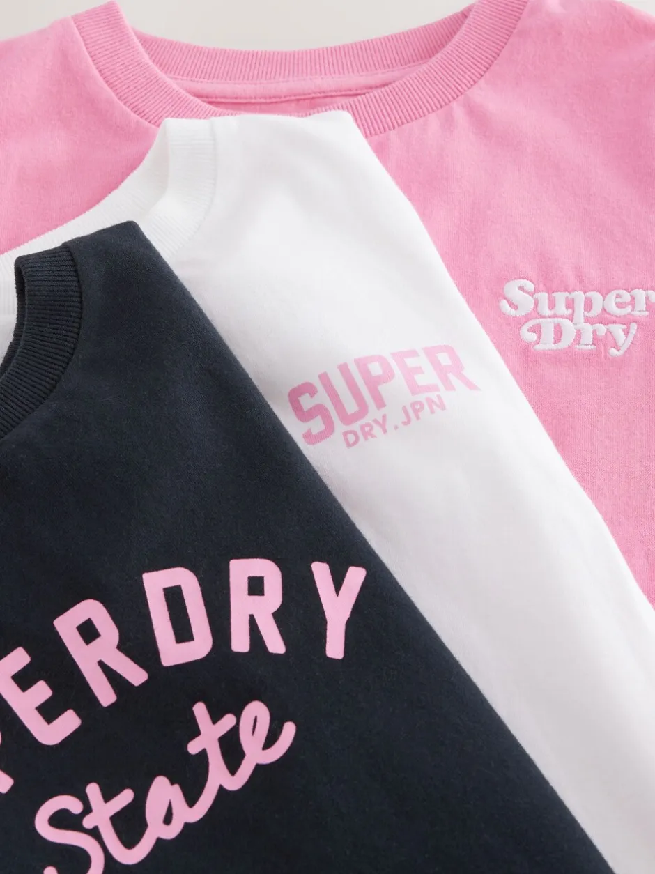 T-Shirts*Superdry - T-Shirts 3 Pack Multi