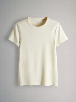 Tops En T-Shirts*The Set Multi - 5 Pack Korte Mouw Geribd T-shirt