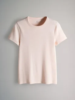 Tops En T-Shirts*The Set Multi - 5 Pack Korte Mouw Geribd T-shirt