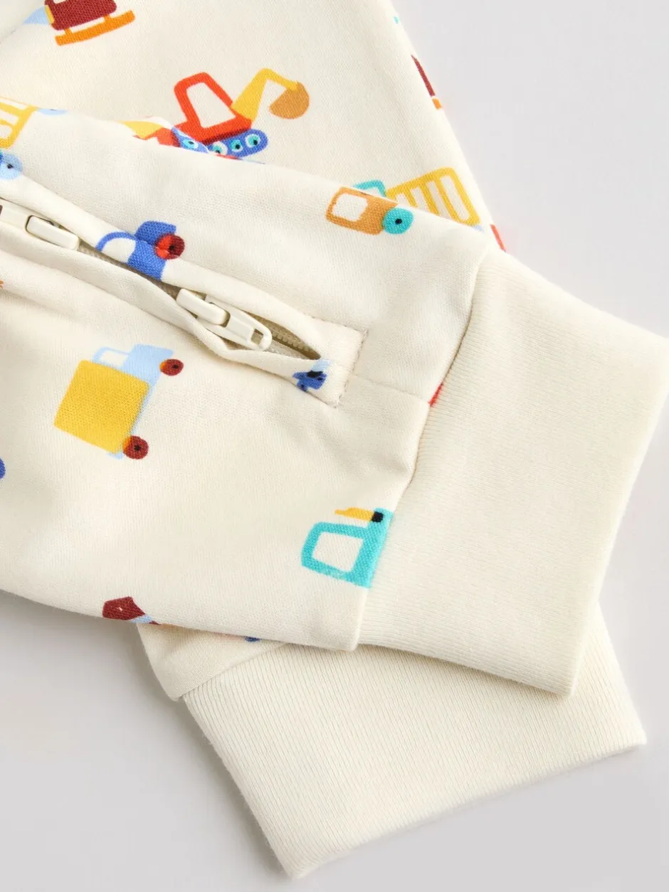 Babypakjes En Babypyjama's*Next Multi - Two Way Zip Baby Sleepsuit 5 Pack (0mths-3yrs)