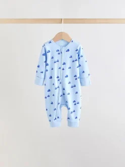 Babypakjes En Babypyjama's*Next Multi - Two Way Zip Baby Sleepsuit 5 Pack (0mths-3yrs)