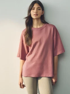 Tops En T-Shirts|Next Multi - Verpakking van 5 100% katoenen boxy T-shirts met korte mouwen