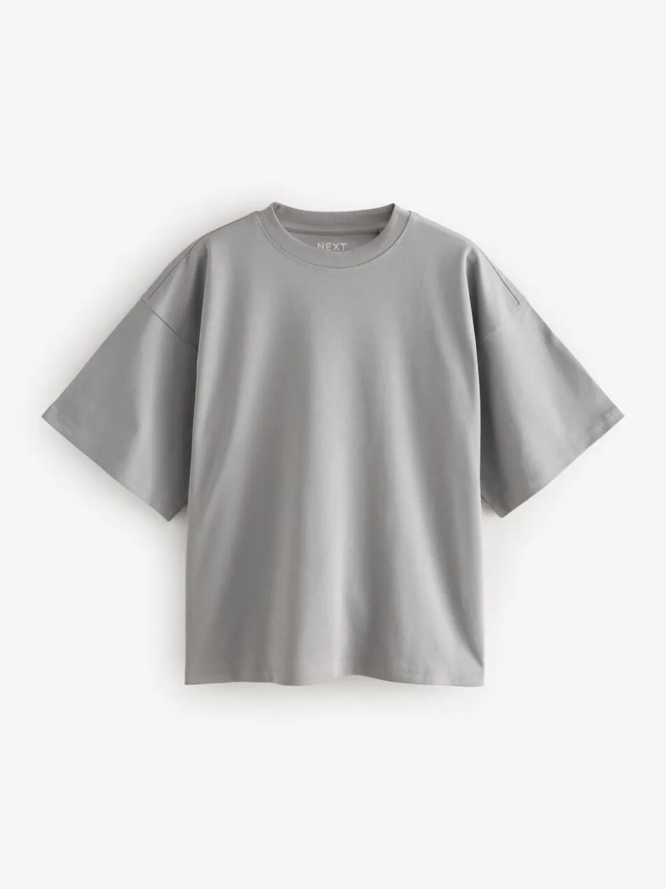 Tops En T-Shirts|Next Multi - Verpakking van 5 100% katoenen boxy T-shirts met korte mouwen
