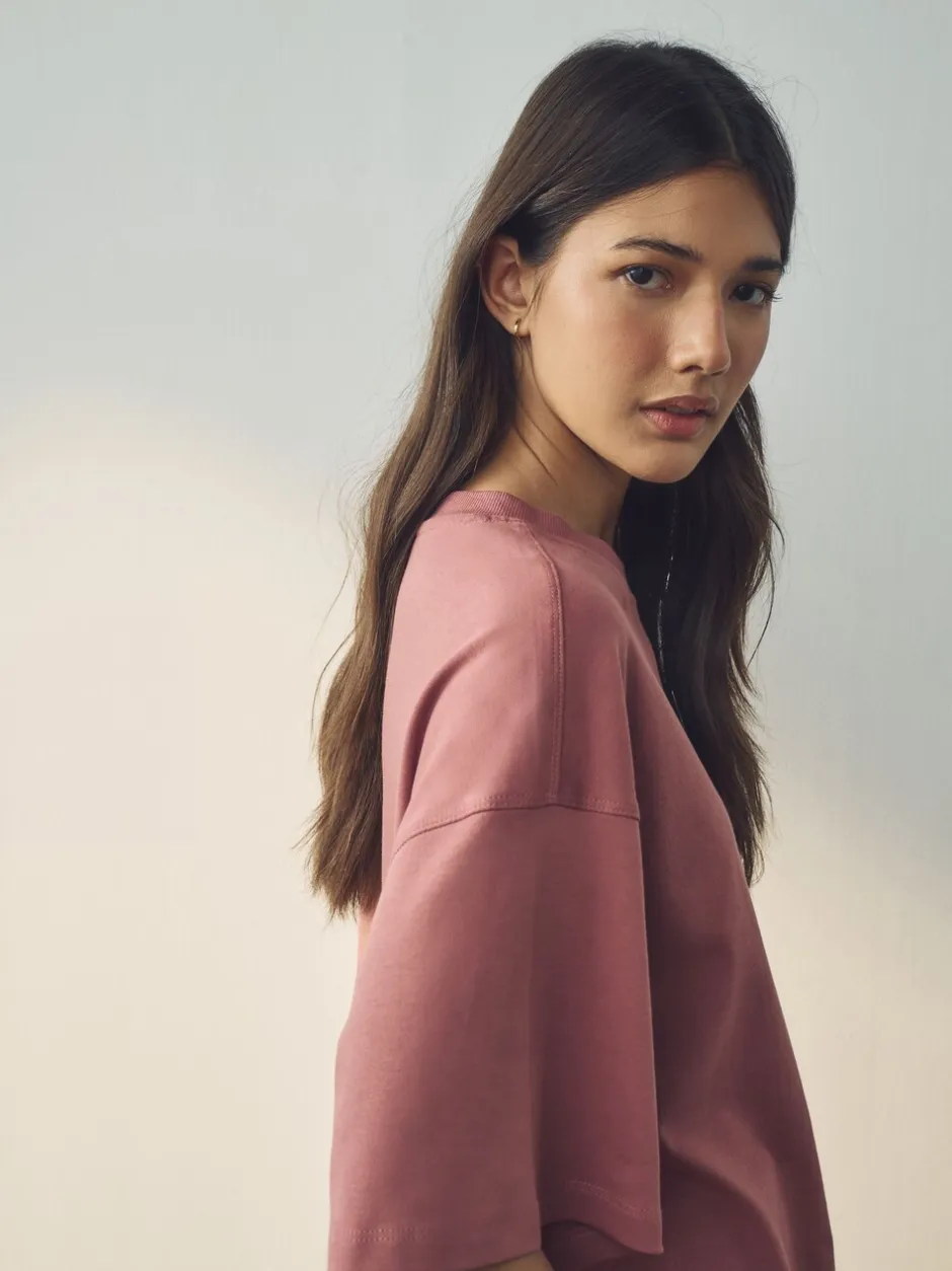 Tops En T-Shirts|Next Multi - Verpakking van 5 100% katoenen boxy T-shirts met korte mouwen