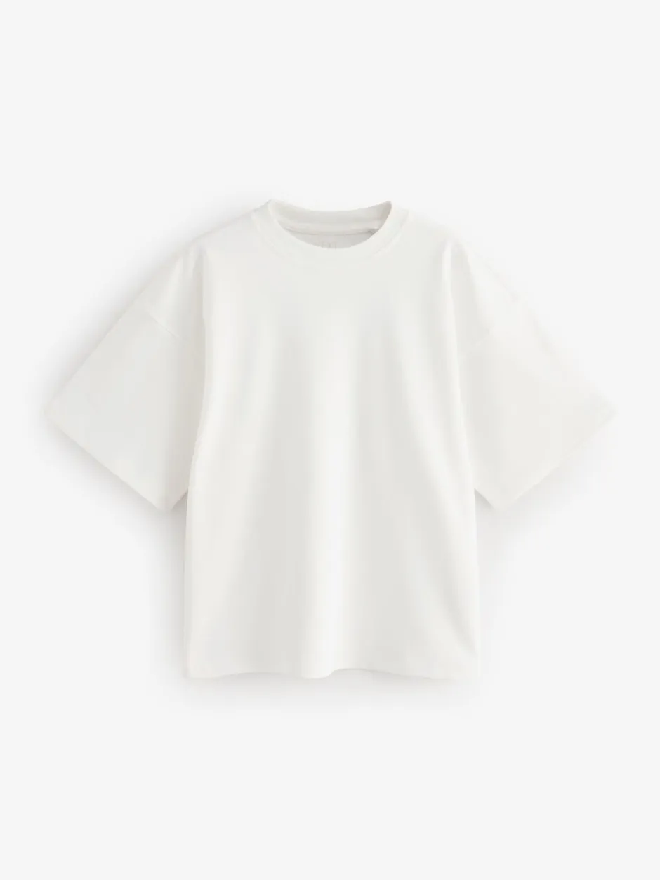 Tops En T-Shirts|Next Multi - Verpakking van 5 100% katoenen boxy T-shirts met korte mouwen