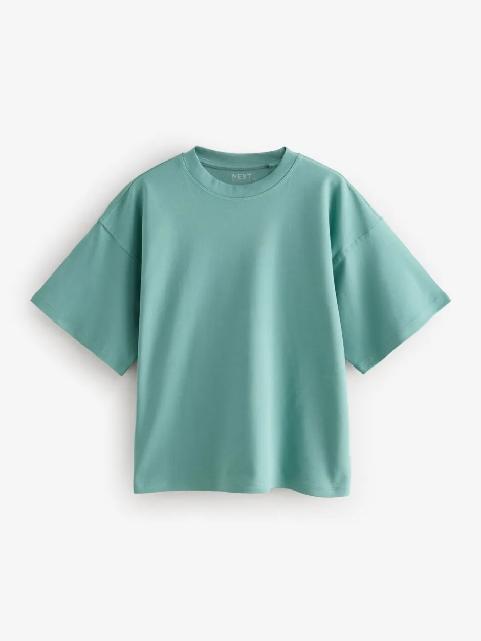 Tops En T-Shirts|Next Multi - Verpakking van 5 100% katoenen boxy T-shirts met korte mouwen
