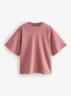 Tops En T-Shirts|Next Multi - Verpakking van 5 100% katoenen boxy T-shirts met korte mouwen
