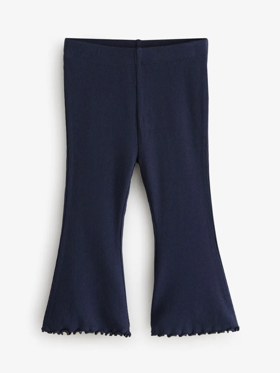 Broeken En Leggings|Next Multi - Verpakking van 5 geribbelde flare leggings (3mnd -7jr)