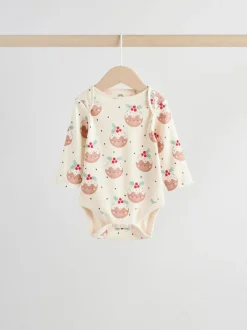 Rompertjes En Hemdjes*Next Multi - Verpakking van 3 Kerstmis Baby Bodysuits