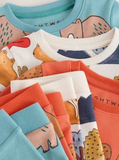 Multipacks|Nachtkleding En Pyjama's|Next - Verpakking van 3 knusse pyjama's (9 mnd-8 jr) Multi