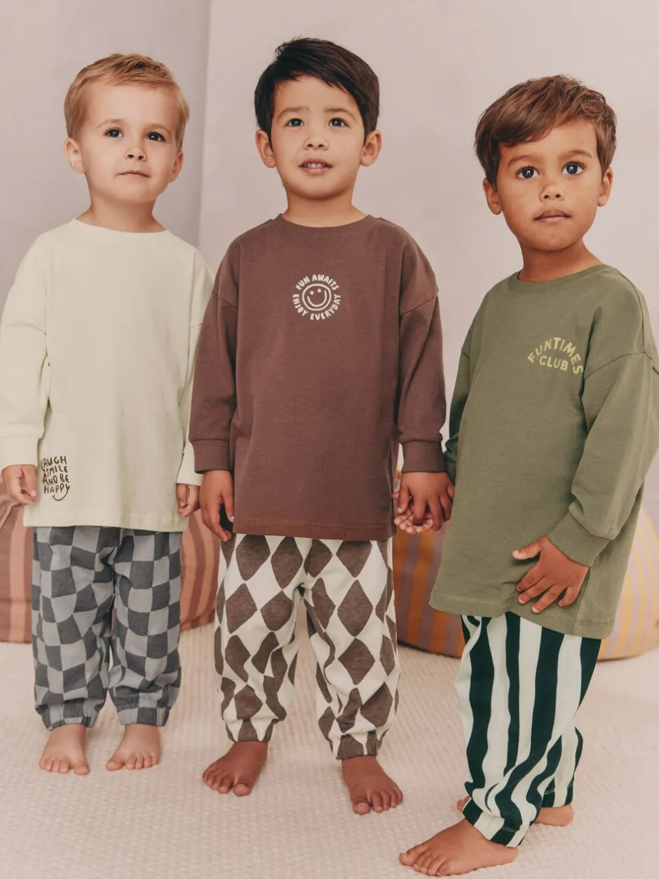Multipacks|Pyjama's*Next - Verpakking van 3 oversized pyjama's 3 (9mnd -10jr) Multi