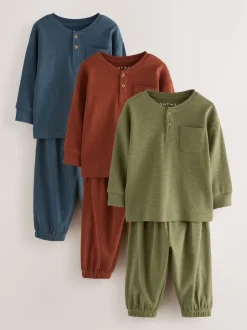 Pyjama's|Next - Verpakking van 3 relaxed fit pyjama's (9mnd-12jr) Multi