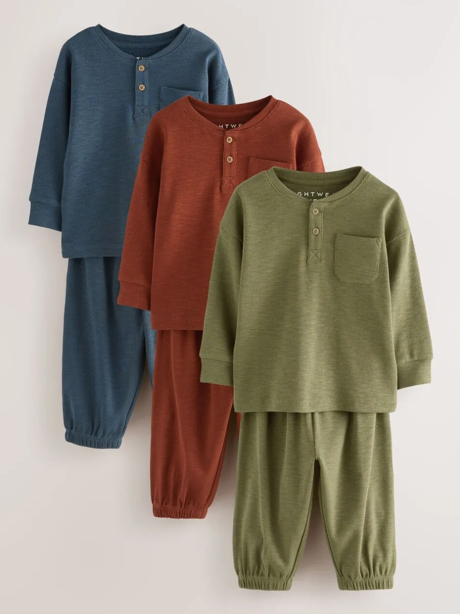 Pyjama's|Next - Verpakking van 3 relaxed fit pyjama's (9mnd-12jr) Multi
