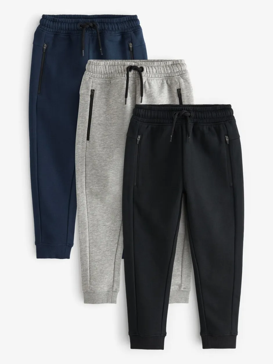 Joggingbroeken|Next - Verpakking van 3 slim fit joggingbroeken met (3-16jaar) Multi