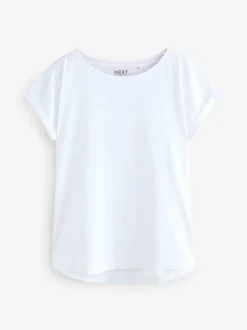 Loungewear|Tops En T-Shirts|Next Multi - Verpakking van 7 T-shirts met kapmouwen van 100% katoen