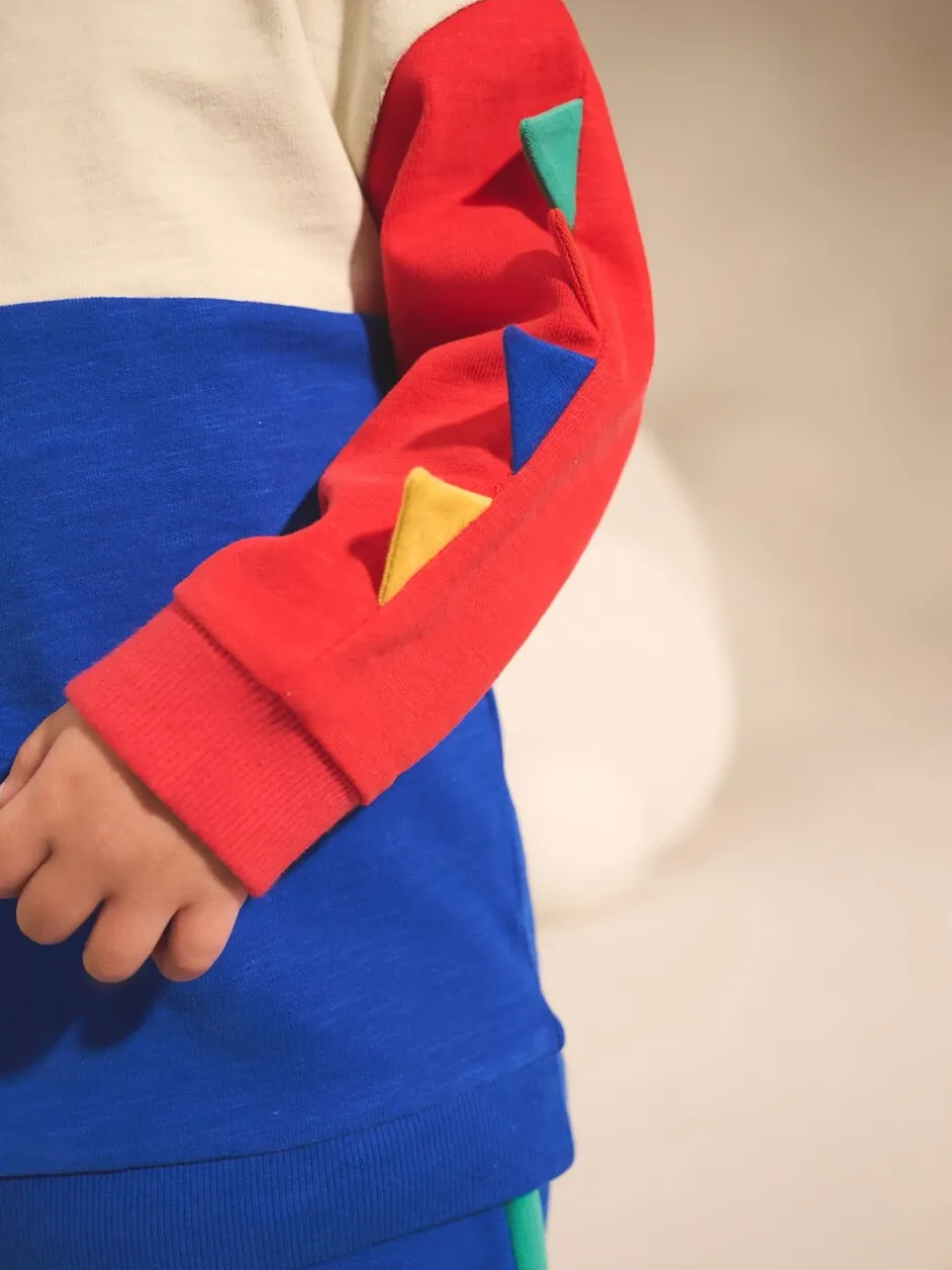 Tops|Sets En Combisets*Next - Set van zacht T-shirt met lange mouwen en joggingbroek (3mnd-7jr) Multi Dinostekels