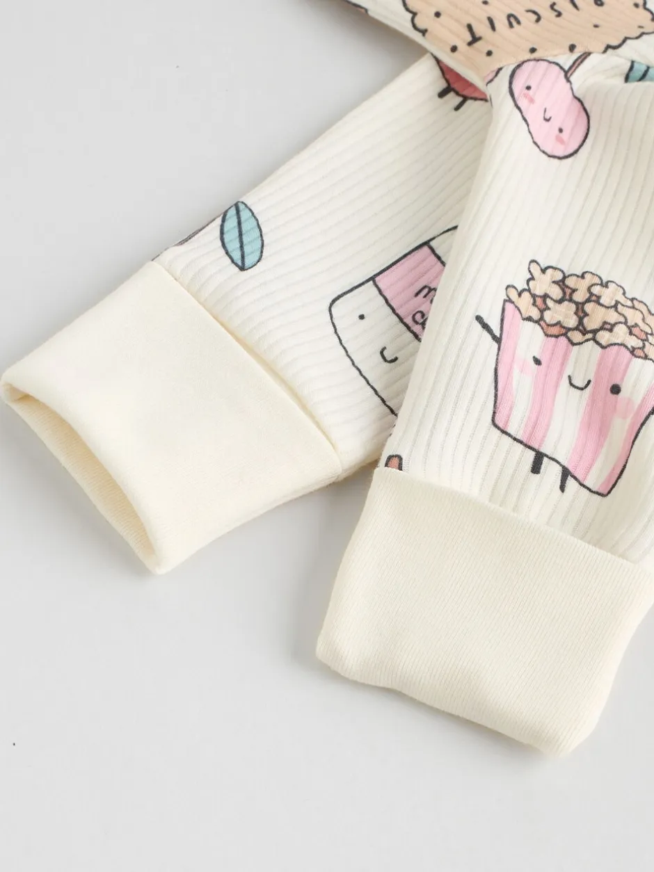 Multipacks|Babypakjes En Babypyjama's*Next Multi Food Karakter - Verpakking van 3 babyslaappakjes met tweewegrits (0 mnd - 3 jr)