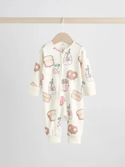 Multipacks|Babypakjes En Babypyjama's*Next Multi Food Karakter - Verpakking van 3 babyslaappakjes met tweewegrits (0 mnd - 3 jr)