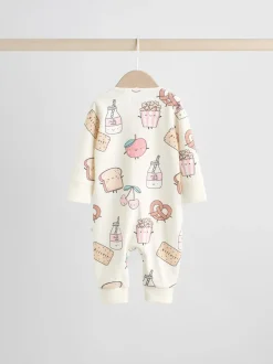 Multipacks|Babypakjes En Babypyjama's*Next Multi Food Karakter - Verpakking van 3 babyslaappakjes met tweewegrits (0 mnd - 3 jr)
