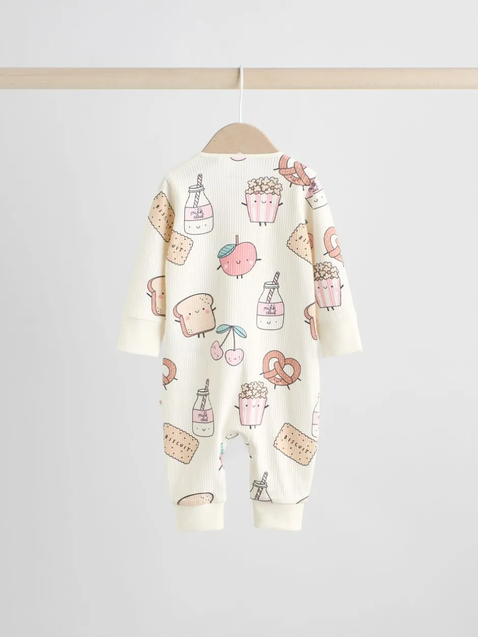 Multipacks|Babypakjes En Babypyjama's*Next Multi Food Karakter - Verpakking van 3 babyslaappakjes met tweewegrits (0 mnd - 3 jr)