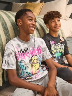 Pyjama's*Next Multi Graffiti Skate - Verpakking van 2 pyjama's met joggingbroek (3 - 16 jr)