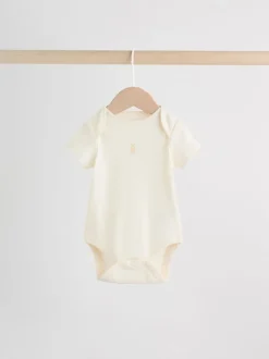 Rompertjes En Hemdjes|Next Multi Pastel Character - 7 Babyrompertjes met korte mouwen